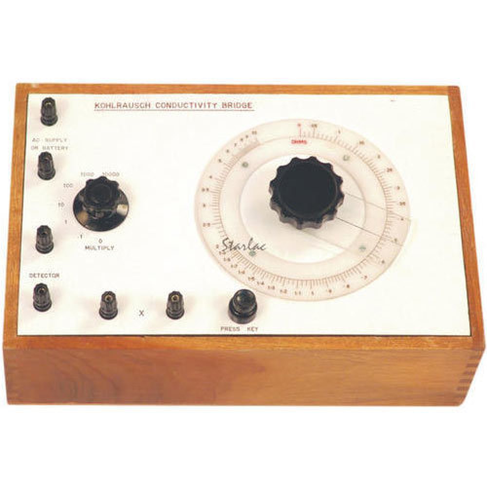 Conductivity of an electrolyte using Kohlrausch Bridge