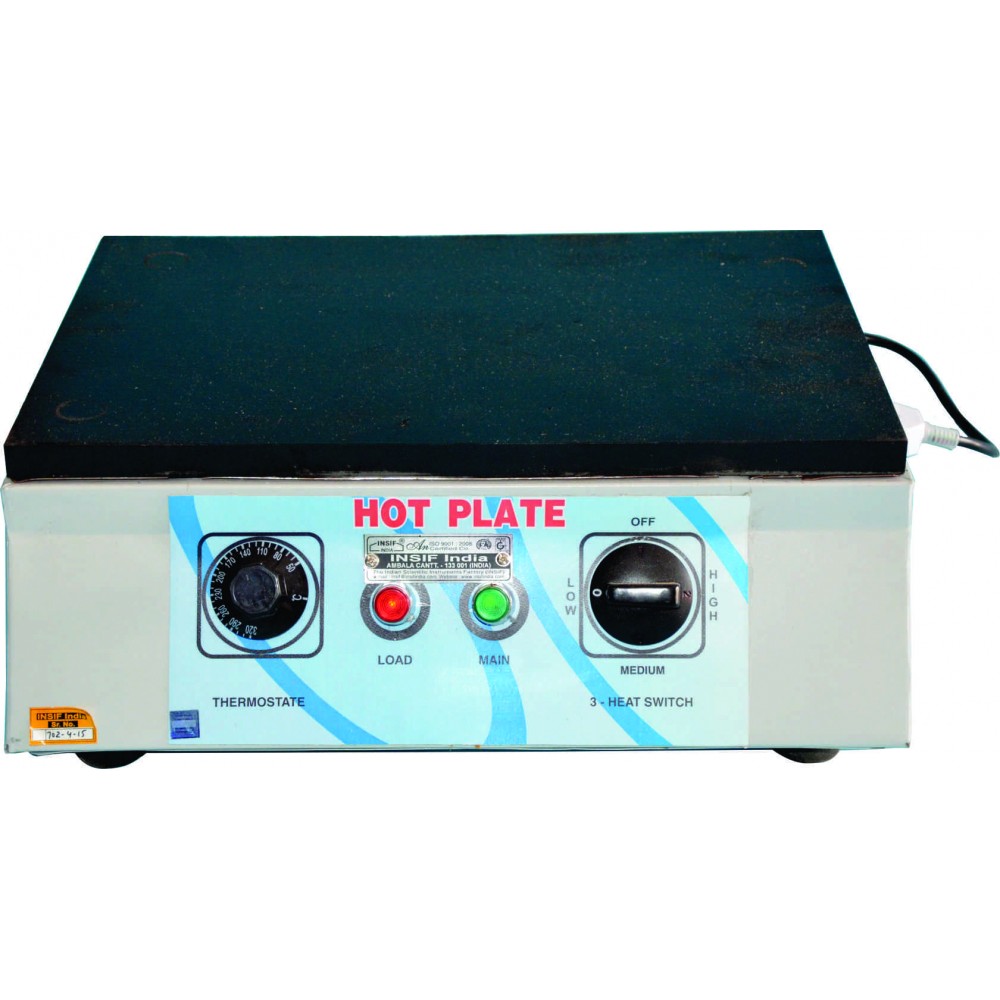 HOT PLATE RECTANGULAR heavy 10x12inch 1000 watts