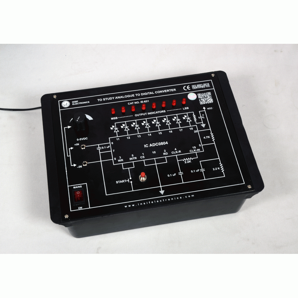 ANALOG TO DIGITAL CONVERTER 8 BIT A to D