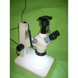 ZOOM STEREO TRINOCULAR MICROSCOPE with Eye piece Camera 5.0 Mega Pixel