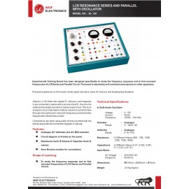 LCR resonance circuit (series and parallel)