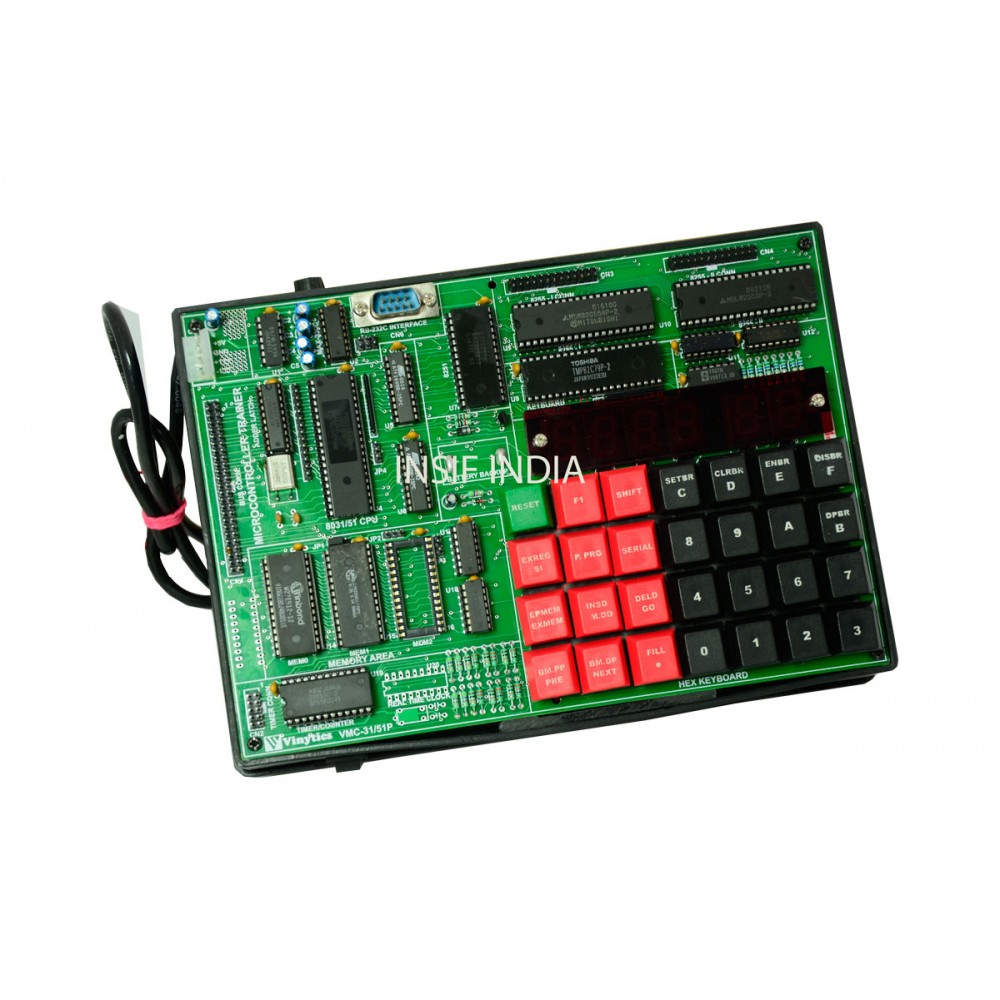 8031 MICROCONTROLLER TRAINING KIT WITH POWER SUPPLY