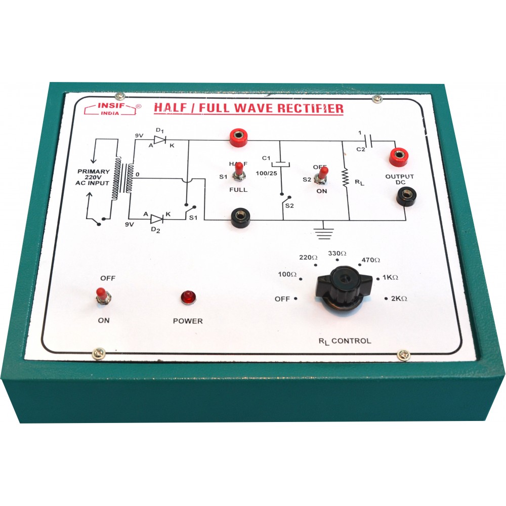 Half wave and full wave rectifiers