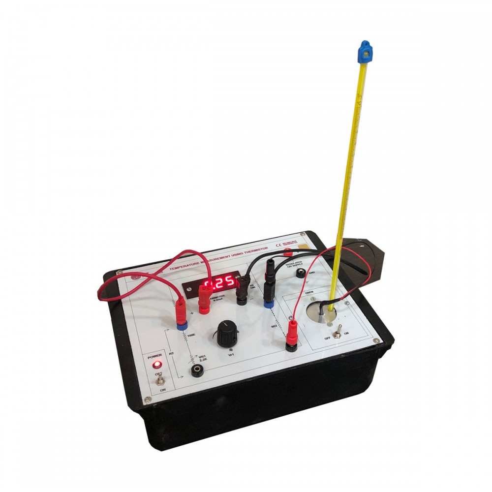 TEMPERATURE MEASURE USING THERMISTER 
