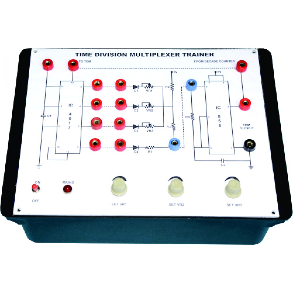 Time Division Multiplexer Trainer