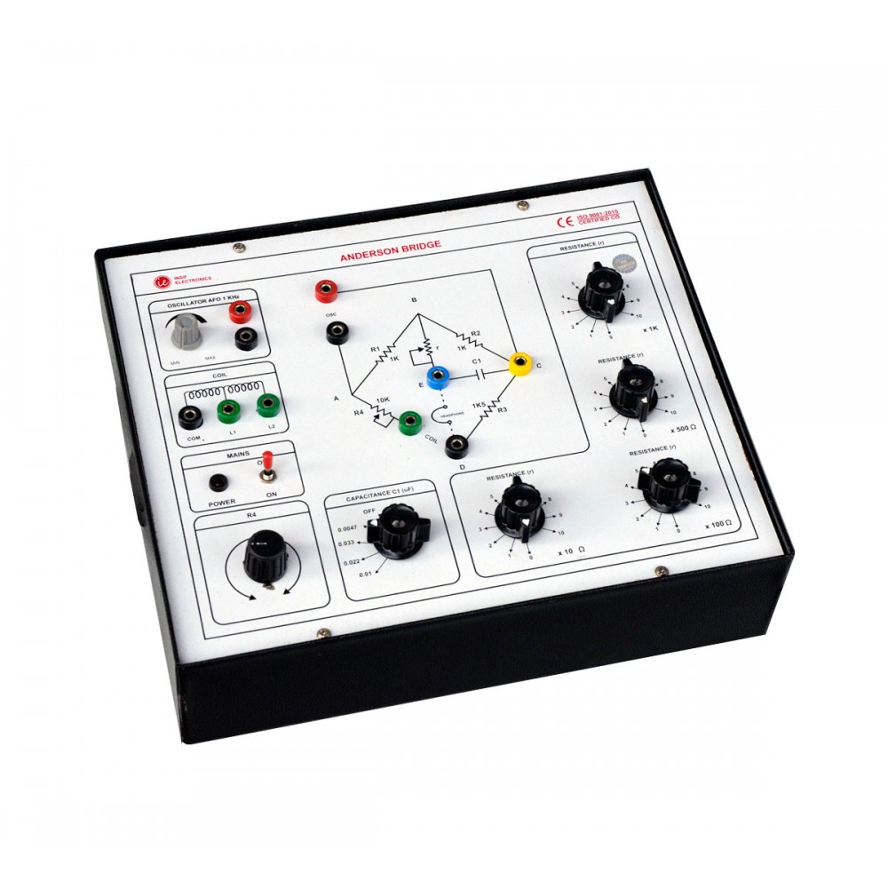 Determination of self inductance using Anderson’s bridge