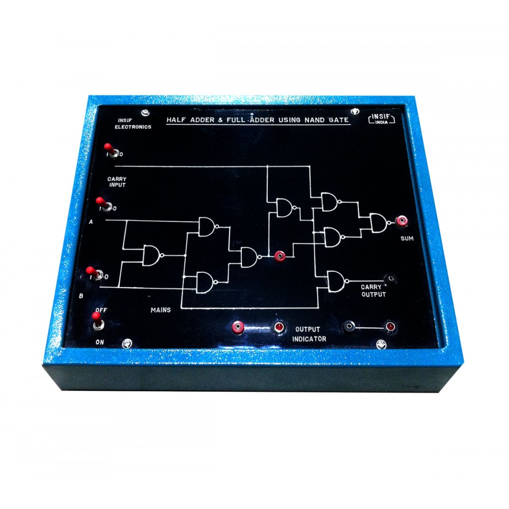 Digital Trainer to Varify Adder & Subtractor using NAND Gate.
