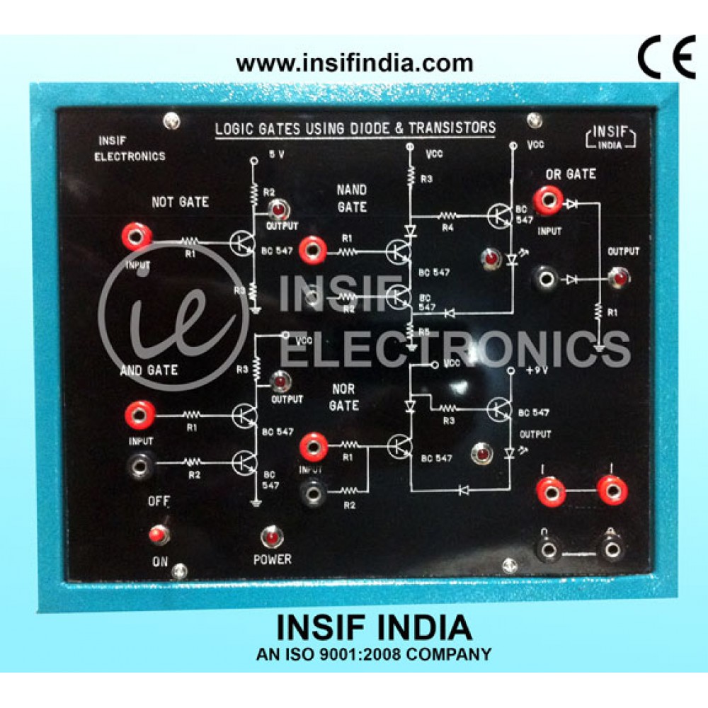 LOGIC GATE USING DIODE & TRANSISTOR.