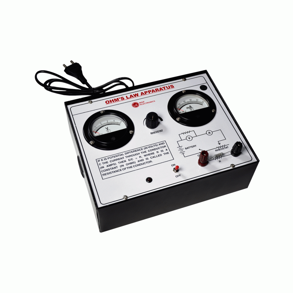 Ohms Law Apparatus with Power Supply