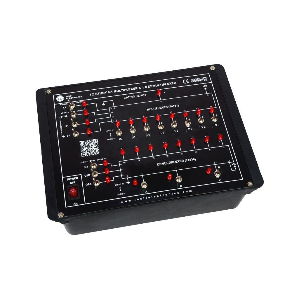 Study of 16 to 1 line Multiplexer & 1 to 16 Line Demultiplexer. (study of encoder & decoder.)