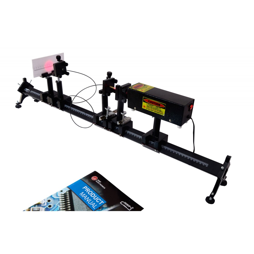 Measurement of numerical aperture of an optical fiber using Laser