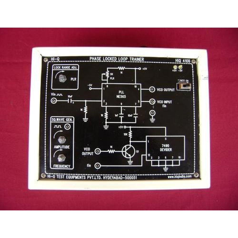 Detection of FM using Phase Locked Loop (PLL)