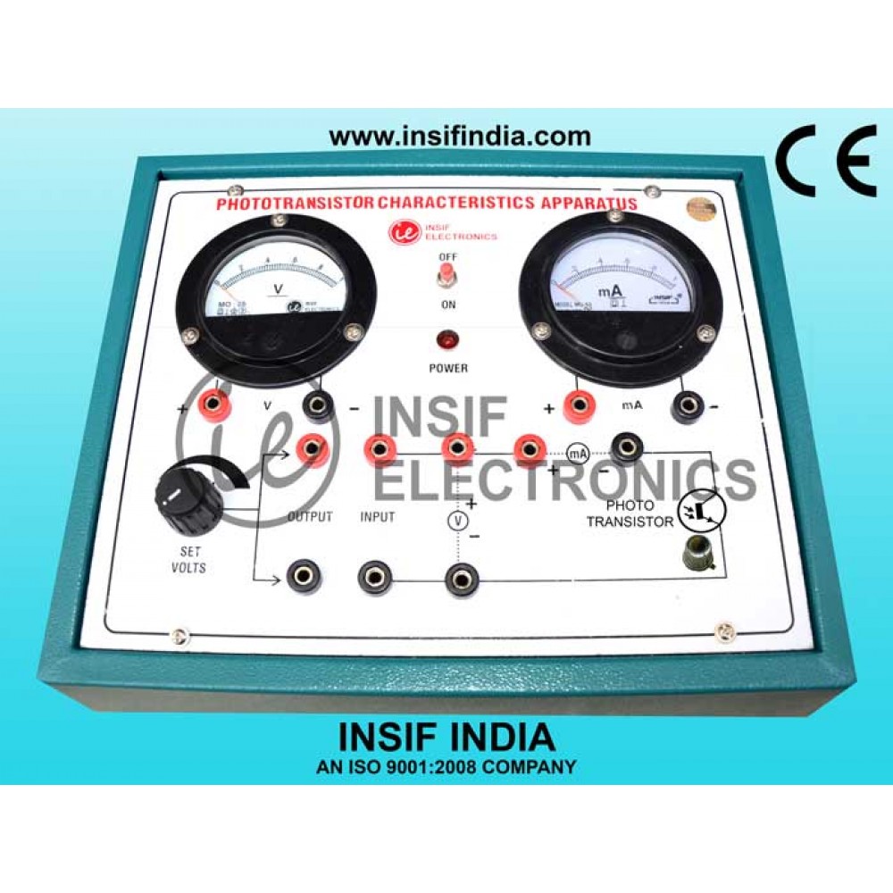 Photo Transitor Characteristics Apparatus