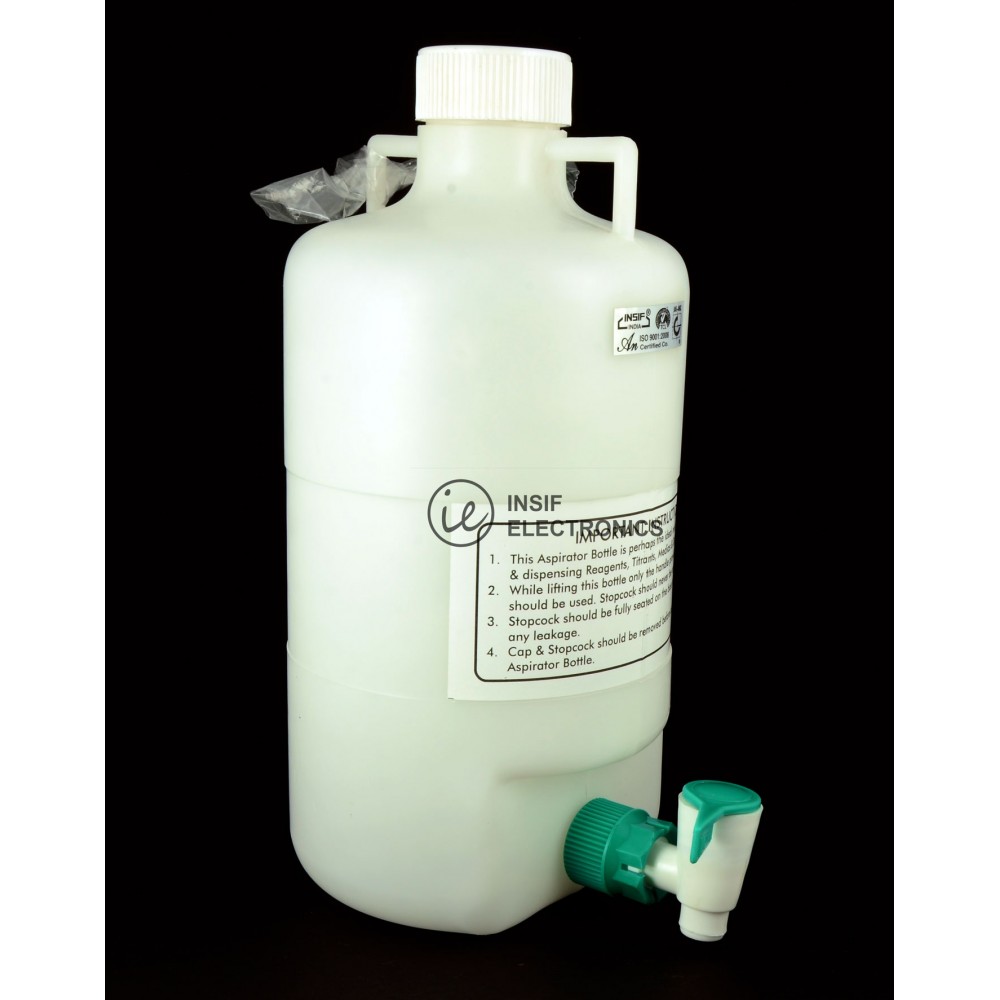 Carboy Bottle With stop cock Aspirator Bottles